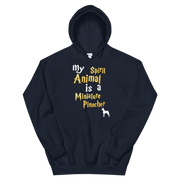 Miniature Pinscher Hoodie -  Spirit Animal Unisex Hoodie