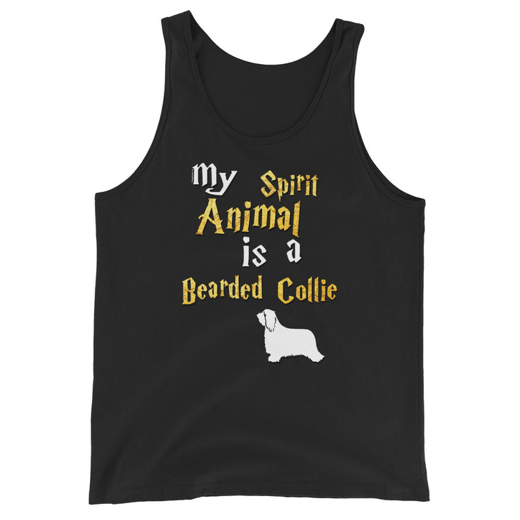 Bearded Collie Tank Top -  Spirit Animal Unisex