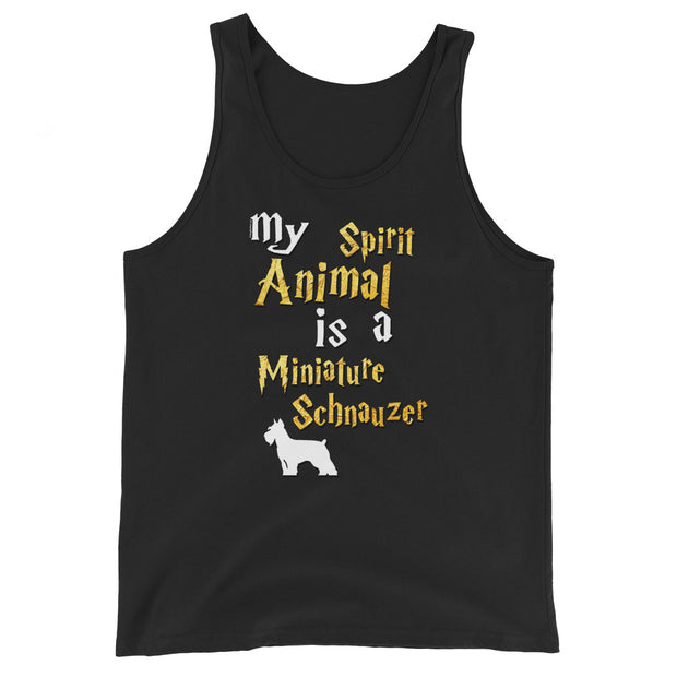 Miniature Schnauzer Tank Top -  Spirit Animal Unisex