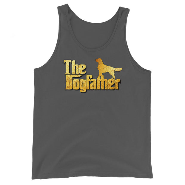 Golden Retriever Tank Top - Dogfather Tank Top Unisex