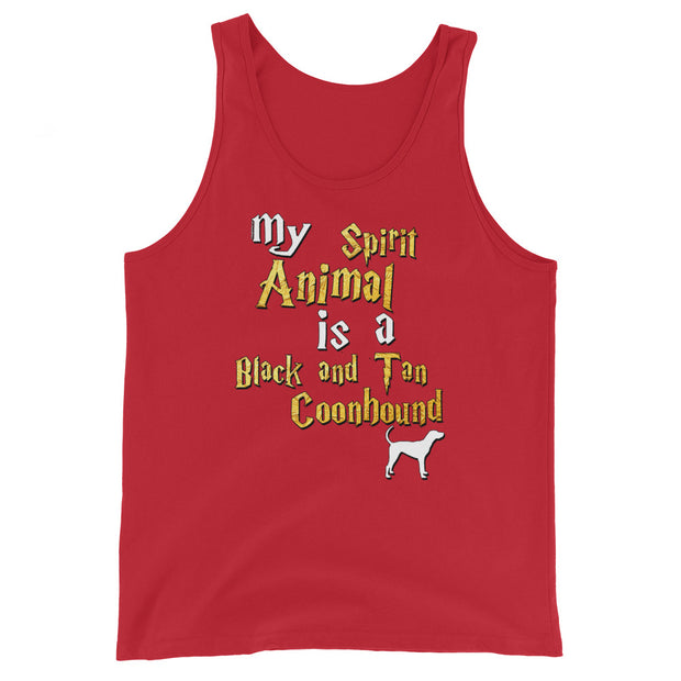Black and Tan Coonhound Tank Top -  Spirit Animal Unisex