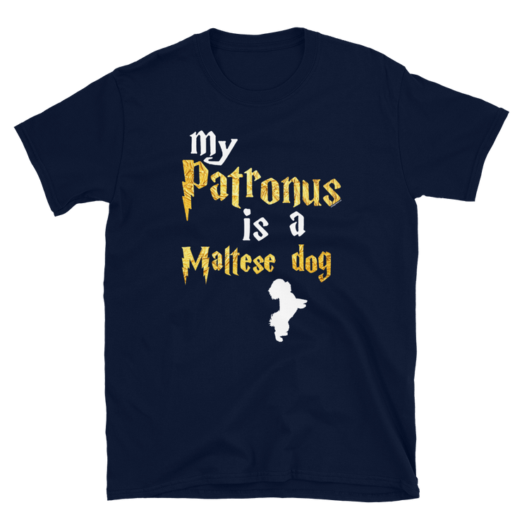 Maltese dog T shirt -  Patronus Unisex T-shirt