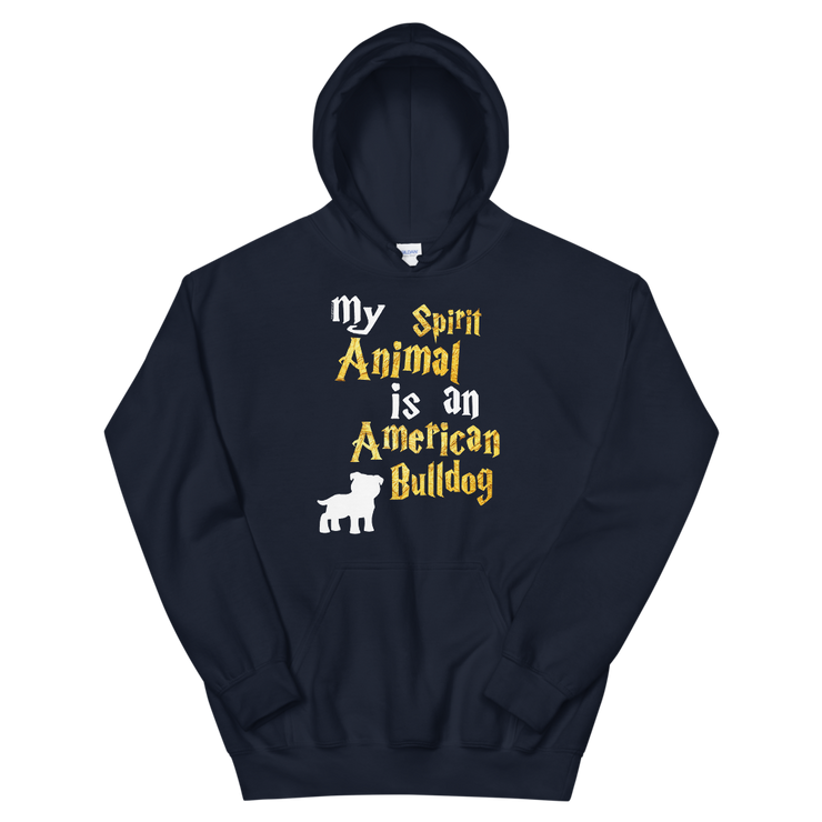 American Bulldog Hoodie -  Spirit Animal Unisex Hoodie