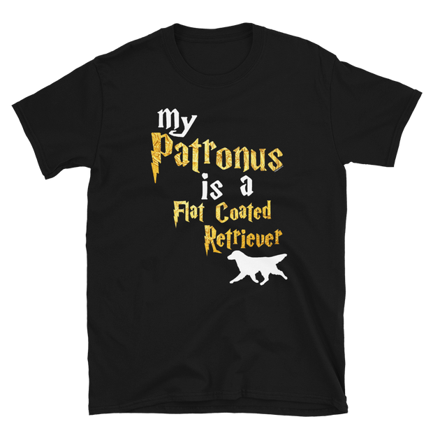 Flat Coated Retriever T shirt -  Patronus Unisex T-shirt