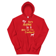 Black and Tan Coonhound Hoodie -  Spirit Animal Unisex Hoodie