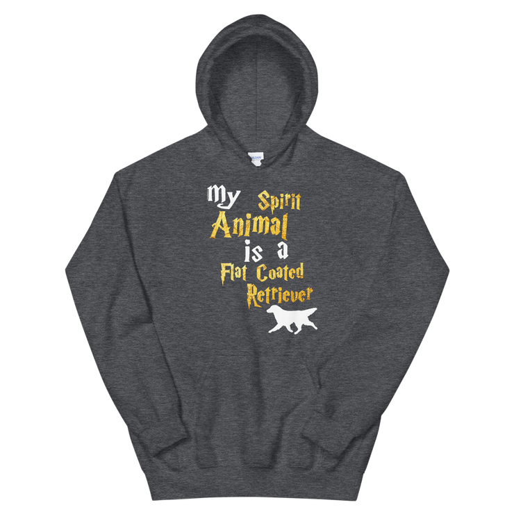 Flat Coated Retriever Hoodie -  Spirit Animal Unisex Hoodie