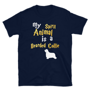 Bearded Collie T shirt -  Spirit Animal Unisex T-shirt