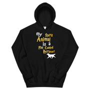 Flat Coated Retriever Hoodie -  Spirit Animal Unisex Hoodie