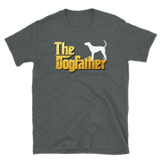 Black and Tan Coonhound Dogfather Unisex T Shirt