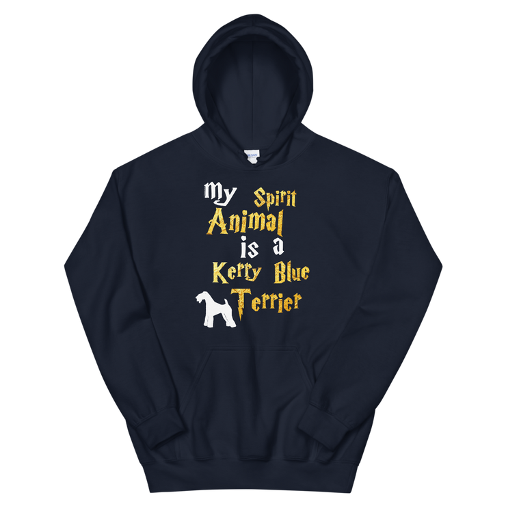 Kerry Blue Terrier Hoodie -  Spirit Animal Unisex Hoodie