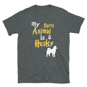 Husky T shirt -  Spirit Animal Unisex T-shirt