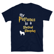 Shetland Sheepdog T shirt -  Patronus Unisex T-shirt