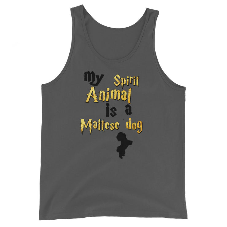 Maltese dog Tank Top - Spirit Animal Unisex