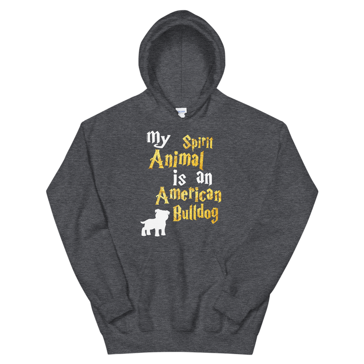 American Bulldog Hoodie -  Spirit Animal Unisex Hoodie