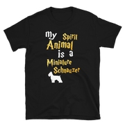 Miniature Schnauzer T shirt -  Spirit Animal Unisex T-shirt