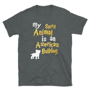 American Bulldog T shirt -  Spirit Animal Unisex T-shirt