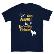 Norwegian Elkhound T shirt -  Spirit Animal Unisex T-shirt