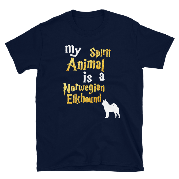 Norwegian Elkhound T shirt -  Spirit Animal Unisex T-shirt