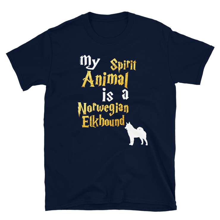 Norwegian Elkhound T shirt -  Spirit Animal Unisex T-shirt