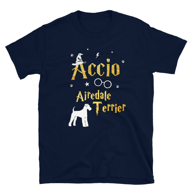 Accio Airedale Terrier T Shirt - Unisex