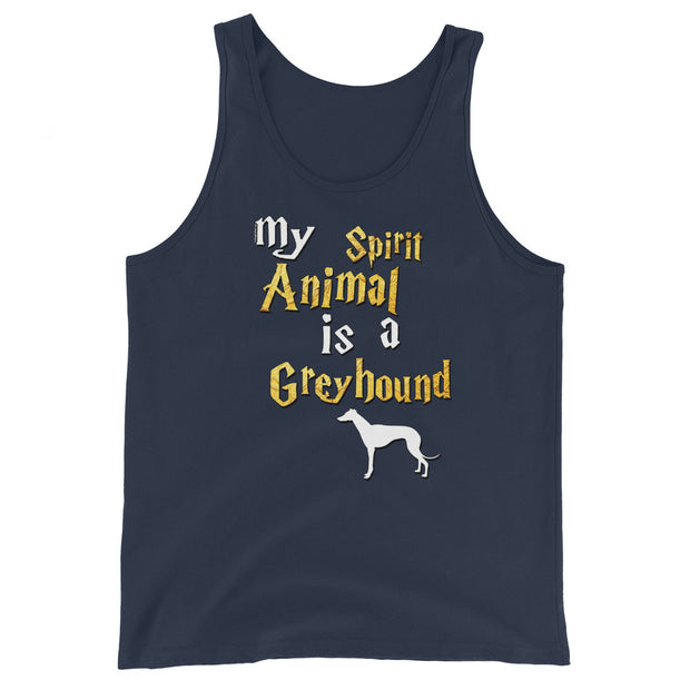 Greyhound Tank Top -  Spirit Animal Unisex