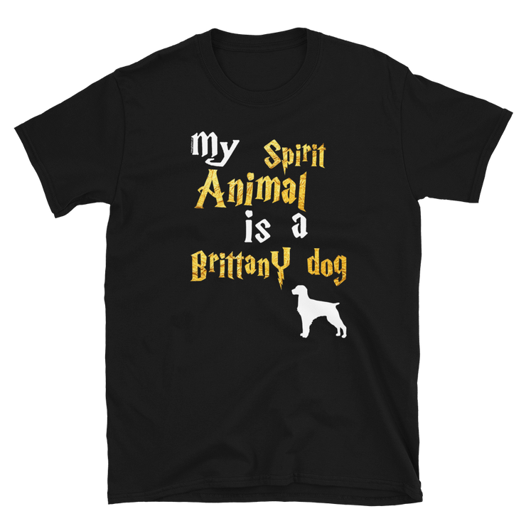 Brittany Dog T shirt -  Spirit Animal Unisex T-shirt