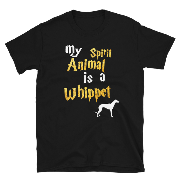 Whippet T shirt -  Spirit Animal Unisex T-shirt