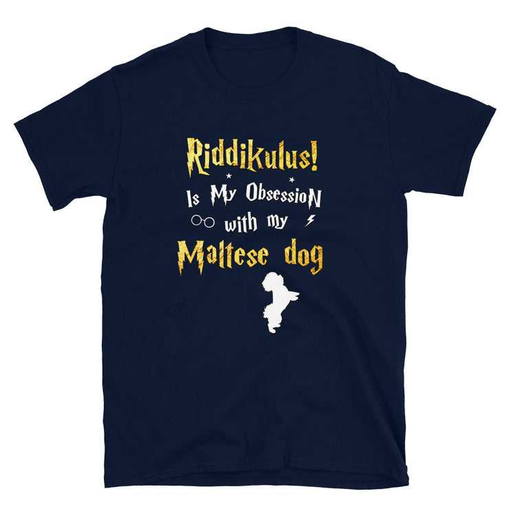 Maltese dog T Shirt - Riddikulus Shirt