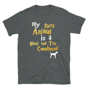 Black and Tan Coonhound T shirt -  Spirit Animal Unisex T-shirt