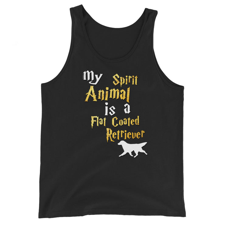 Flat Coated Retriever Tank Top -  Spirit Animal Unisex