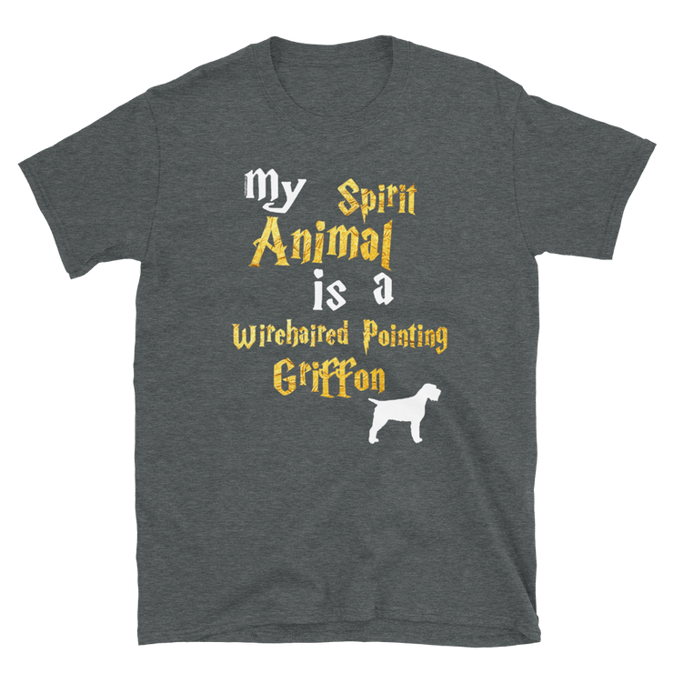 Wirehaired Pointing Griffon T shirt -  Spirit Animal Unisex T-shirt
