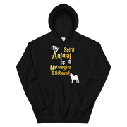 Norwegian Elkhound Hoodie -  Spirit Animal Unisex Hoodie