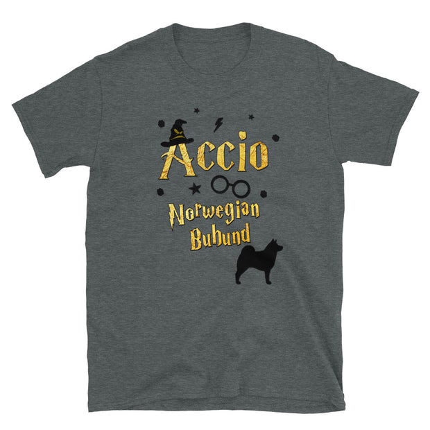 Accio Norwegian Buhund T Shirt - Unisex