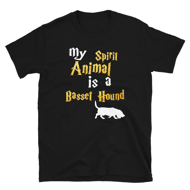 Basset Hound T shirt -  Spirit Animal Unisex T-shirt