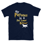 Flat Coated Retriever T shirt -  Patronus Unisex T-shirt