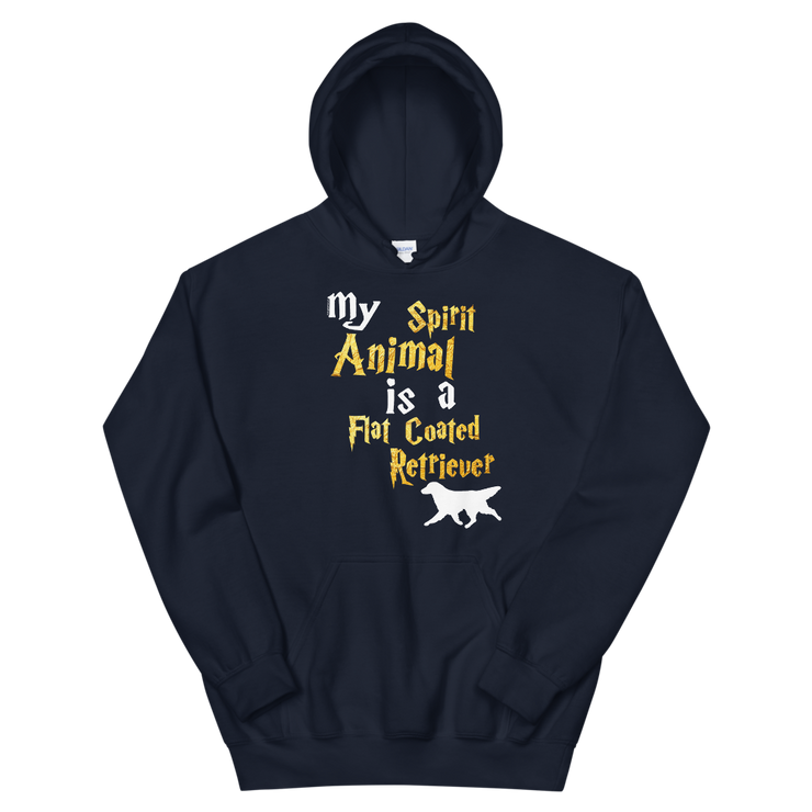 Flat Coated Retriever Hoodie -  Spirit Animal Unisex Hoodie
