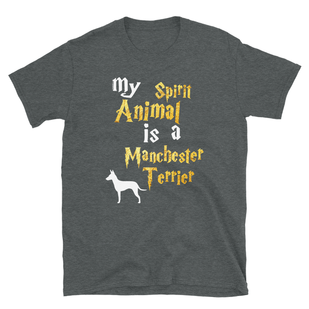 Manchester Terrier T shirt -  Spirit Animal Unisex T-shirt