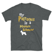 Miniature Schnauzer T shirt -  Patronus Unisex T-shirt