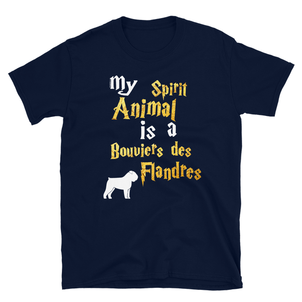 Bouviers des Flandres T shirt -  Spirit Animal Unisex T-shirt