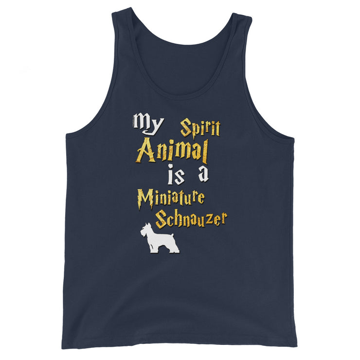 Miniature Schnauzer Tank Top -  Spirit Animal Unisex