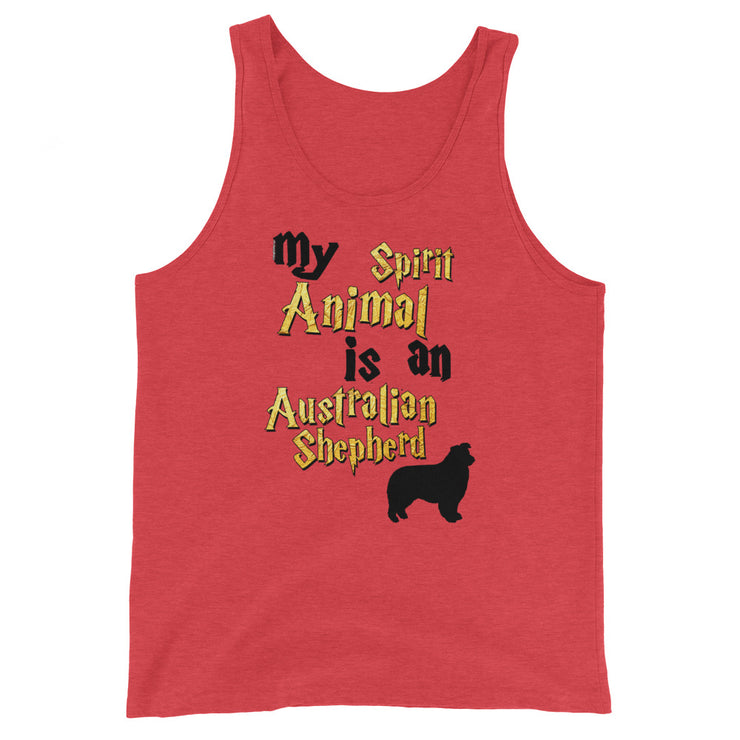 Australian Shepherd Dog Tank Top - Spirit Animal Unisex