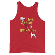 Brittany Dog Tank Top -  Spirit Animal Unisex