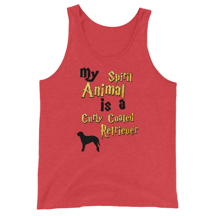 Curly Coated Retriever Tank Top - Spirit Animal Unisex