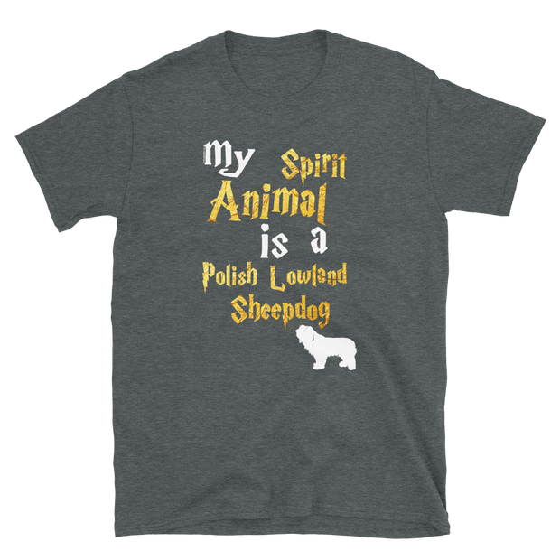 Polish Lowland Sheepdog T shirt -  Spirit Animal Unisex T-shirt