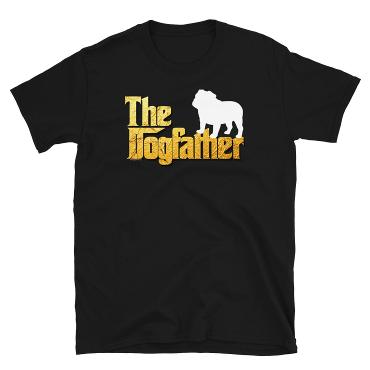 Bulldog Dogfather Unisex T Shirt