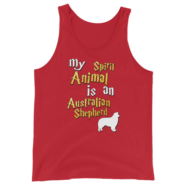 Australian Shepherd Dog Tank Top -  Spirit Animal Unisex