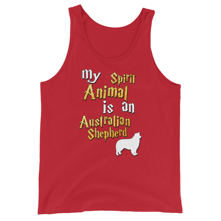 Australian Shepherd Dog Tank Top -  Spirit Animal Unisex