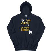 Norwegian Elkhound Hoodie -  Spirit Animal Unisex Hoodie