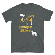 Norwegian Elkhound T shirt -  Spirit Animal Unisex T-shirt