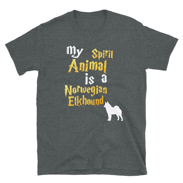 Norwegian Elkhound T shirt -  Spirit Animal Unisex T-shirt